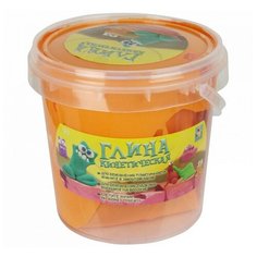Кинетическая глина, цвет: оранжевая, 200 грамм 1 Toy