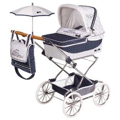 Коляска для кукол, с сумкой и зонтиком "Reborn", 90 см De Cuevas Toys