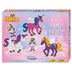 Набор "Волшебные лошадки", 4000 штук (2 основы) Hama