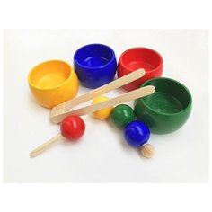 Развивающая игра "Шнуровка-сортер" (4 цвета) Эврилэнд