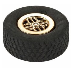 Ластик CENTRUM "Колесо", 36х14,8 мм, черный, пластиковая туба, 80559 - 24 шт.