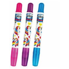 Ластик выдвижной CENTRUM "Unicorn", 13х13х130 мм, пластиковый держатель ассорти, дисплей, 80077 - 24 шт.