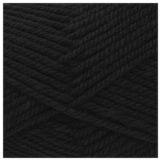 Пряжа Пехорка "Популярная", 133 метра, 10 мотков по 100 грамм, цвет: 02 черный