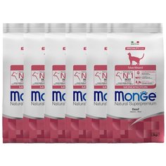 Monge Cat Monoprotein Sterilised Beef корм для стерилизованных кошек с говядиной 1,5 кг х 6 шт.