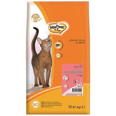 Мнямс Skin&Coat Сухой корм с лососем для взрослых кошек для кожи и шерсти 10 кг