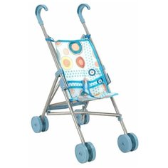 Прогулочная коляска Buggy Boom Mixy 8001 голубой/кружки