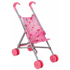 Прогулочная коляска Buggy Boom Mixy 8001 светло-розовый/сердечки