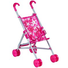 Прогулочная коляска Buggy Boom Mixy 8001 розовый/звезда