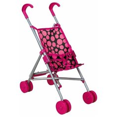 Прогулочная коляска Buggy Boom Mixy 8001 розовый/горошек