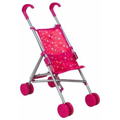 Прогулочная коляска Buggy Boom Mixy 8001 розовый/сердечки