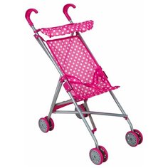 Прогулочная коляска Buggy Boom Mixy 8003 розовый/горошек