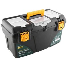 Ящик с органайзером FIT 65564 53x27.5x29 см 21 черный/желтый F.It