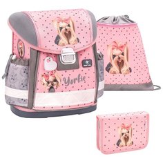 Belmil Ранец Classy Yorki с наполнением (403-13/O/9/SET), розовый