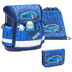 Belmil Ранец Classy Racer 2 с наполнением (403-13/O/9/SET), синий