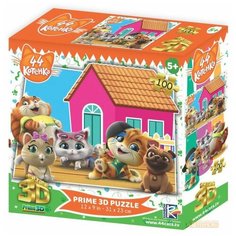 Пазл Prime 3D 100 деталей: 44 котенка. Сюжет 3