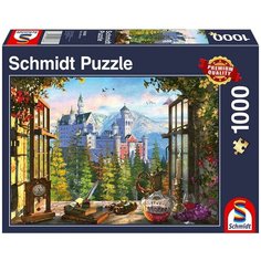Пазл Schmidt 1000 деталей: Вид на сказочный замок