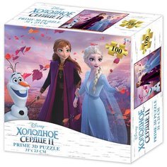 Пазл Prime 3D 100 деталей: Холодное сердце 2