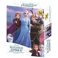 Пазл Prime 3D 300 деталей: Холодное сердце II