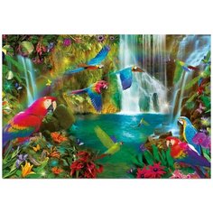 Пазл Educa 1000 деталей: Тропические попугаи