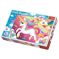 Пазл Trefl 100 деталей: Красивый единорог