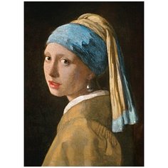 Пазл Clementoni 1000 деталей: Вермеер. Девушка с жемчужной сережкой