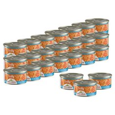 Almo Nature Консервы нежный мусс для кошек "Меню с Тунцом и Треской" (Daily Menu - mousse Tuna and Cod) 0,085 кг х 24 шт.