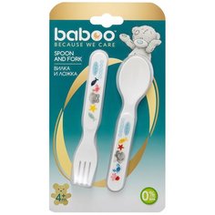 Набор столовых приборов baboo Me to you 10-100 белый