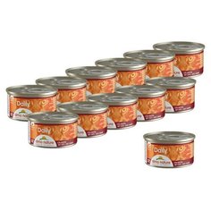 Almo Nature Консервы нежный мусс для кошек "Меню с Уткой" (Daily Menu - mousse with Duck) 0,085 кг х 12 шт.