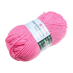 Пряжа Пехорка Зимняя премьера, 50 % мериносовая шерсть, 50 % акрил, 100 г, 150 м, 10 шт., 011 ярко розовый