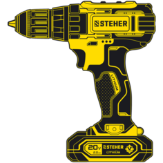 Шуруповерт STEHER CD-200-2