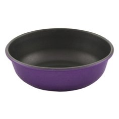 Миска ЭРГ-AL с декором фиолетовый