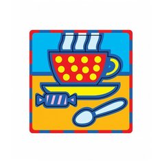 Рамка-вкладыш Умная Бумага Чашка (166-02), 7 дет.