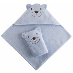 Наша мама набор для купания Мишка банное голубой