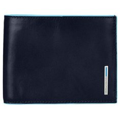 Кошелек Piquadro "Blue Square", синий, телячья кожа