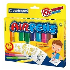 Фломастеры воздушные "Air pens rainbow colours", 10 цветов Centropen