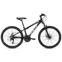 Велосипед Skif 24 Disc 2021 рост 11.5" черный/белый