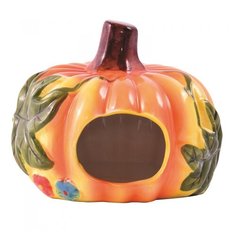 Домик для грызунов КерамикАрт Тыква 13х13х10 см оранжевый