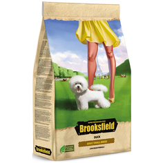 Brooksfield Сухой корм для взрослых собак мелких пород Brooksfield Adult Dog Small Breed Утка/рис 1,5 кг