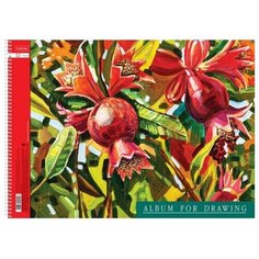 Альбом для рисования на спирали "Рубиновый гранат", А3, 32 листа Hatber