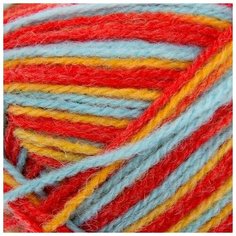 Пряжа из Троицка "Подмосковная", 250 метров, 10 мотков по 100 грамм, цвет: 4028 секционный Троицкая камвольная фабрика