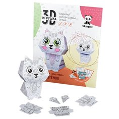 Манюня Набор для творчества 3D-игрушка Котик (МТ42029)