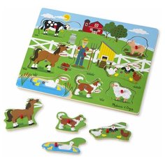 Пазл со звуко "Ферма" Melissa & Doug