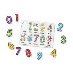 Деревянные игрушки "Цифры. Мои первые пазлы" Melissa & Doug