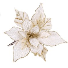 Ёлочная игрушка Magic Time, на клипсе, 80500, белый, 29 х 29 х 22,5 см