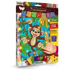 Набор для творчества "Блестящая мозаика. Обезьянка" Danko Toys