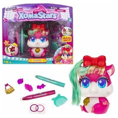 1TOY ХомаStars игровой набор, хомячок Моника с "растущими" волосами