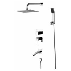 Смеситель Lemark Unit LM4522C для ванны и душа, встраиваемый