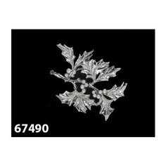 Елочное украшение Marko Ferenzo "Classic silver. Веточка" (цвет: серебро, 14x11 см)