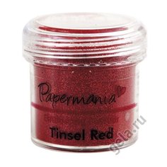 Пудра для тиснения, PAPERMANIA, красные блестки Docrafts