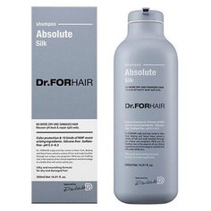 Шампунь восстанавливающий кутикулу и шелковистость волос Dr. ForHair Absolute Silk Shampoo 500 мл